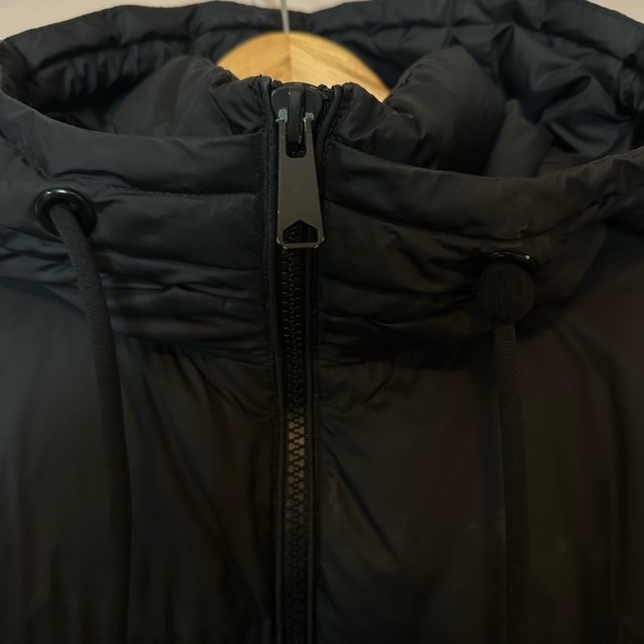 Zara women’s black down puffer coat size s - Picture 4 of 8